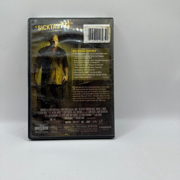 See No Evil 2006 Kane Horror Movie Lionsgate DVD Widescreen Edition - Picture 3 of 4